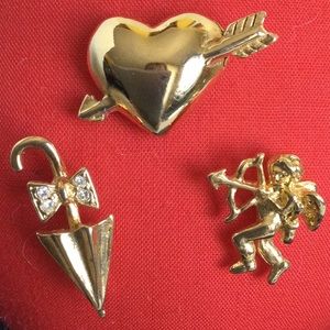 AVON Vintage Valentine Pins